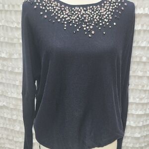 Anthropologie Sleeping On Snow Retro Sweater, Medium